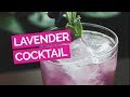Organic Lavender and Rum Cocktail