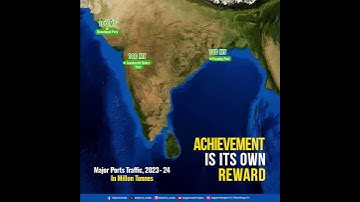 Total cargo traffic handled by 12 major ports is on the rise.