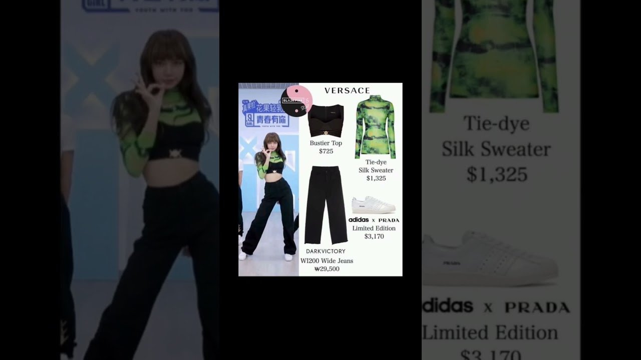 Blackpink Lisa Dress Style Outfit Prices 🤍💚