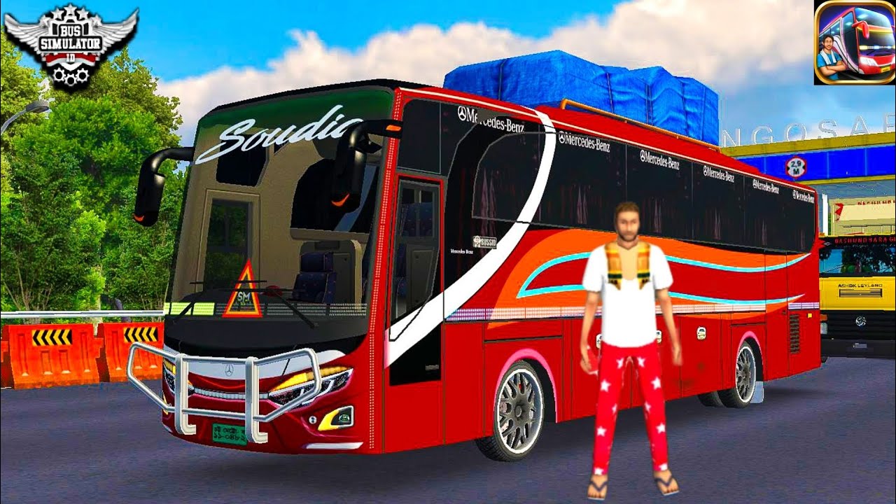 Soudia MercedesBenz Bus Mod for Bus Simulator IndonesiaSoudia