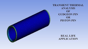 Gudgeon Pin | Wrist Pin | Piston Pin | Transient Thermal Analysis I Temperature | Heat Flux | ANSYS