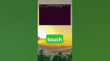 Linux for Beginners Lesson 6: Creating an Empty File with Touch #linux #opensource