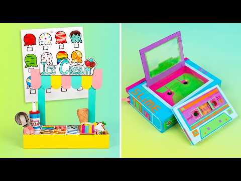 كاميرا ورقية ورعوية وألعاب أكشاك الورق! 📷🍦 تجميعة أشغال ورقية لمدة 4 ساعات