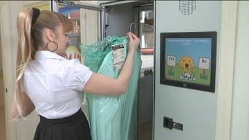 Anytime Dry Clean Drop Off and Pick Up Kiosk