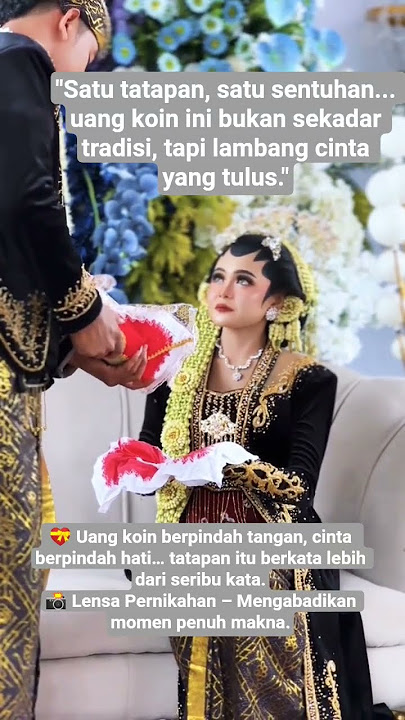 💝 Pengantin Pria Beri Uang Koin & Tatapan Penuh Cinta pada Sang Mempelai #shorts