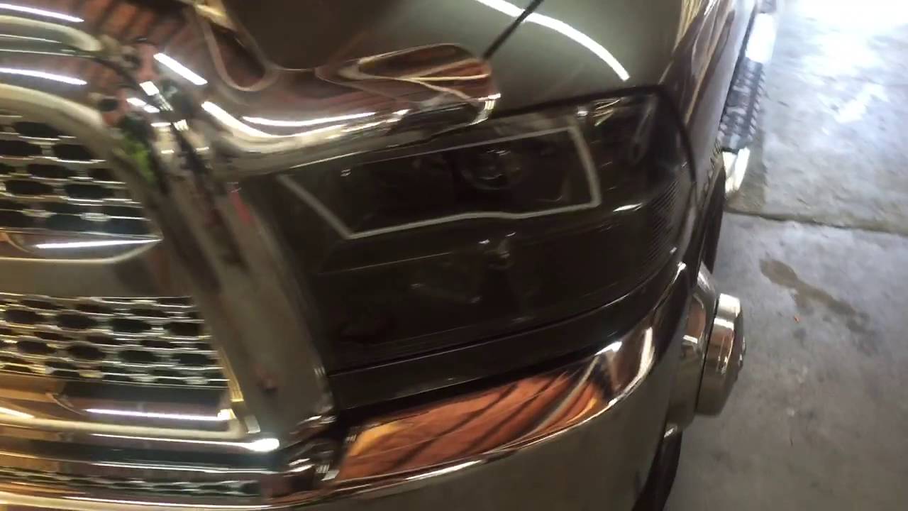 2015 Dodge Ram Custom Headlight Demo by 910 MotorSports ...