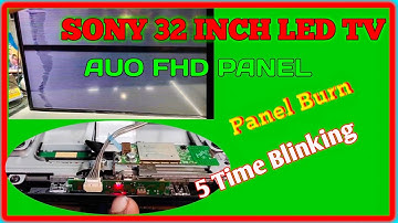 Sony led tv 5 times blinking repair solution.Sony 32 Inch Led TV No picture |Panel repair
