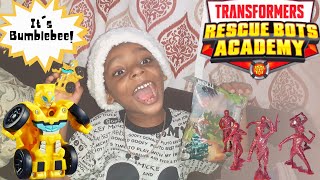 Transformers Rescue Bots Academy Mini Bot Racers Toy Review - Military Muscle Toy Soldiers