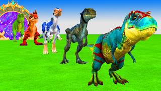 Long Slide Game with Cow Elephant Gorilla Hippopotamus Tiger 3d Animal Game Funny 3d Animals screenshot 3