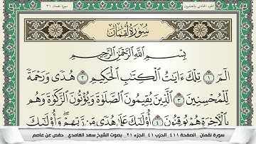 سورة لقمان | سعد الغامدي