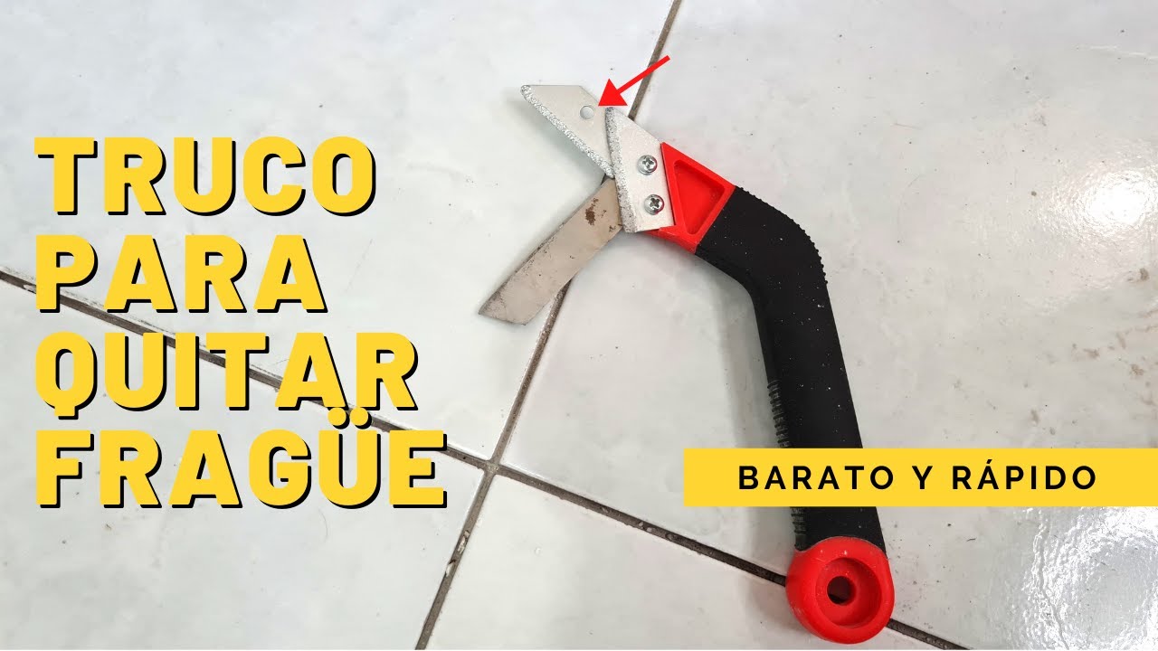¿Cómo cambiar el FRAGÜE de la cerámica de baño? Quitarlo en MURO o PISO - PROYECTO SUSTENTABLE ÑAMKU
