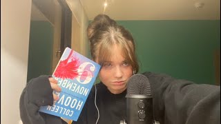 ASMR WHISPER RAMBLE AND TAPPING ON BOOKS