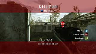 Call of Duty 4: Team Deathmatch (Scorpion) on Map Overgrown.