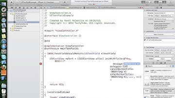 Working with UITextField objects in iOS