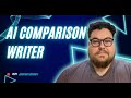 Build An AI Comparison Writer GPT With ChatGPT!
