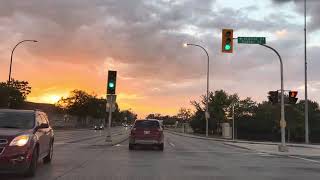Sunset at 8pm night time | Winnipeg Manitoba Canada