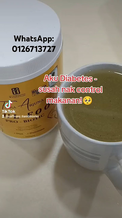 Ada DIABETES, tapi susah nak control makanan....Dapatkan AYUL FOOD.   #DibuatDariSekoi #halal