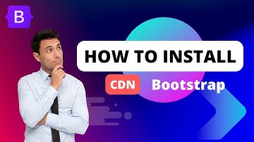 How to install Bootstrap with CDN