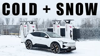 Polestar 3 LRDM Performance | 120KPH (75MPH) RANGE TEST + ROAD NOISE TEST (Cold Weather) Polestar 3 Dimensions Cm