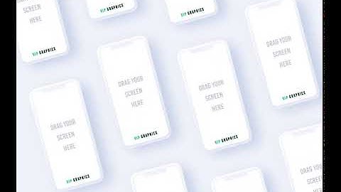 Animated Mobile Mockup Bundle for Adobe XD - Animated Clay iPhone Mockup II (Preview)