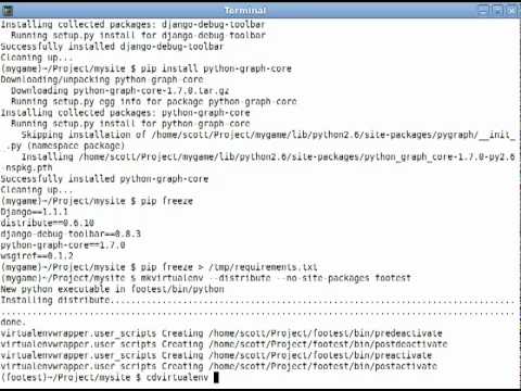 Python Dev Environment Screencast - Part 5 - Using pip