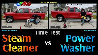 UPGRADED Now 200 PSI! (Faster OR Better?) Power Washer VS Dry Carwash Steam Cleaner Vapor Rino Steam