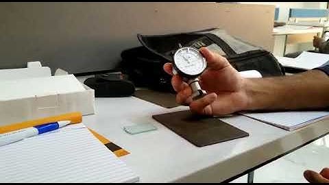 Surface profile needle gauge how tu use