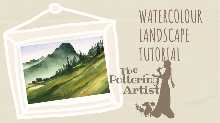 Simple Watercolor Landscape Painting for Beginners...