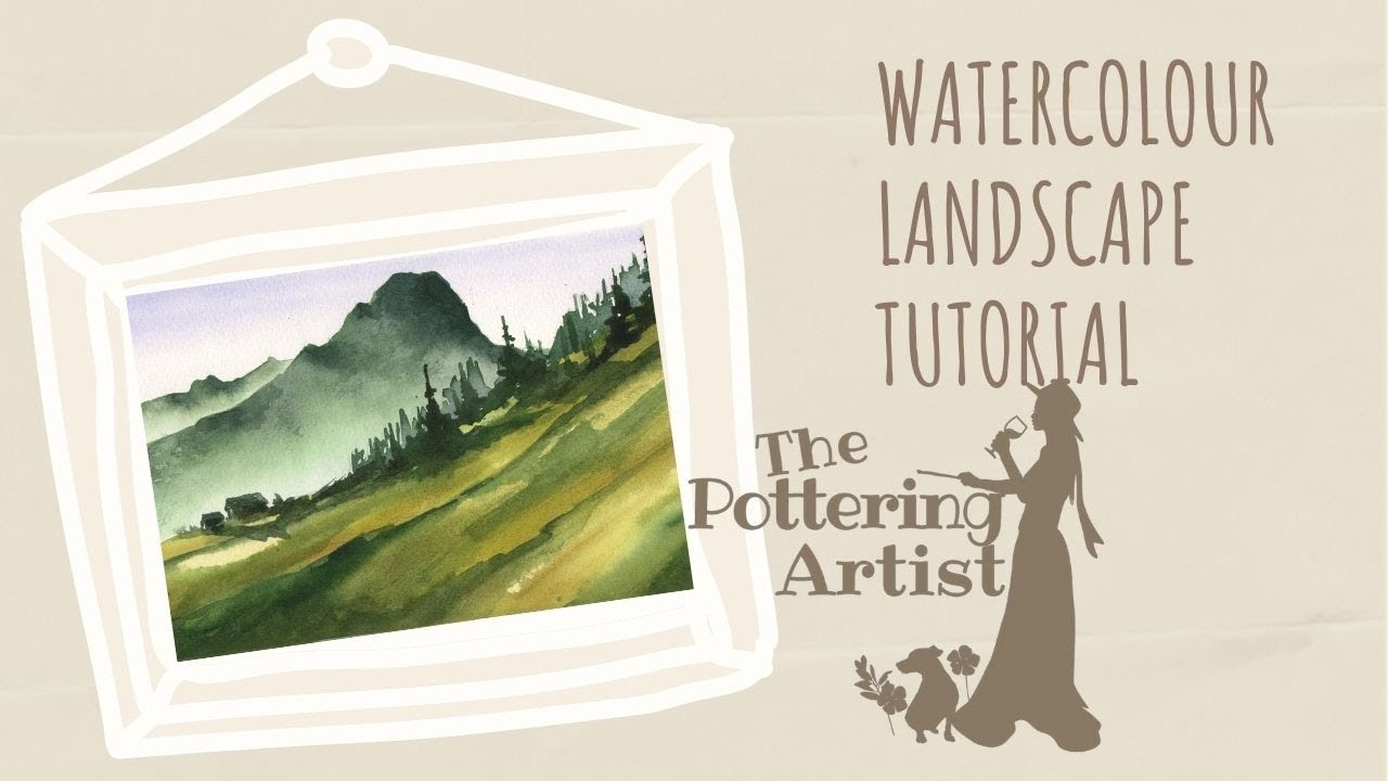  Watercolor  Landscape Tutorial  YouTube 