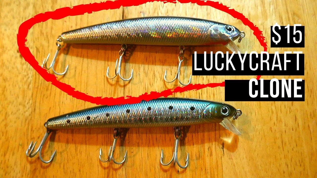 $15 Lucky Craft 110 clone Calissa Offshore Tackle Flash Minnow for barred  surf perch 