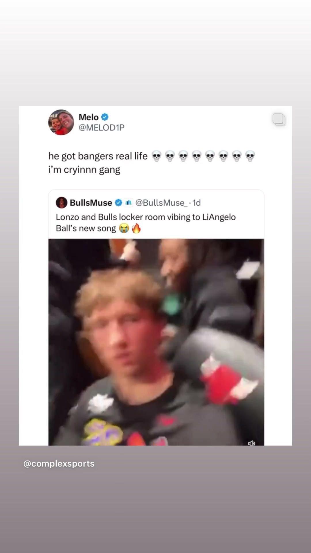 Locker room full of vibes #hoodnews #lonzoball #chicagobulls #basketball #NBA #dance #dancing #omg