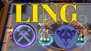 LING HYPER 🔥 | ASTRO SWORDSMAN | BEST COMBO SYNERGY | MAGIC CHESS GO GO #magicchessgogo #gameplay