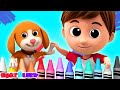 Crayons Color Song, Rainbow Colors + More Nursery Rhymes for Babies