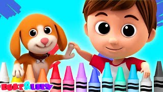 Crayons Color Song, Rainbow Colors + More Nursery Rhymes For Babies