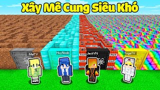 TÔ GÀ THỬ THÁCH 24H XÂY MÊ CUNG SIÊU KHÓ TRONG MINECRAFT*TÔ GÀ XÂY MÊ CUNG VÔ TẬN SIÊU XỊN