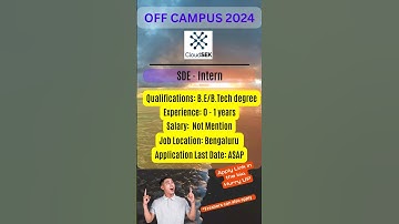 CloudSEK hiring Intern 2024,2023 batch @techandtarget #internship #summerinternship #techandtarget