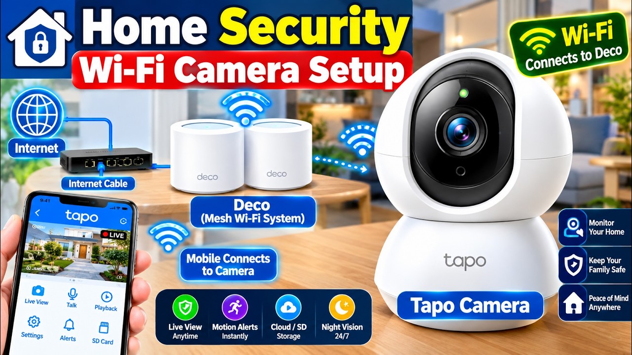 How to Setup Tapo C200 Wireless Camera - Urdu-Hindi - YouTube