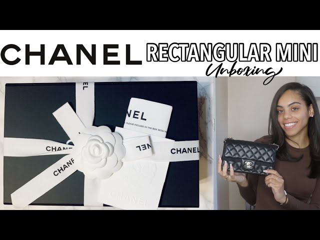 CHANEL Rectangular Mini Flap Bag Unboxing, MOD Shots