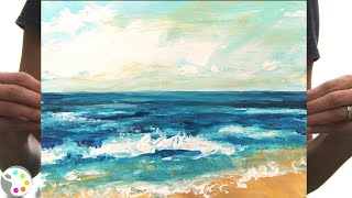 easy painting ocean paint