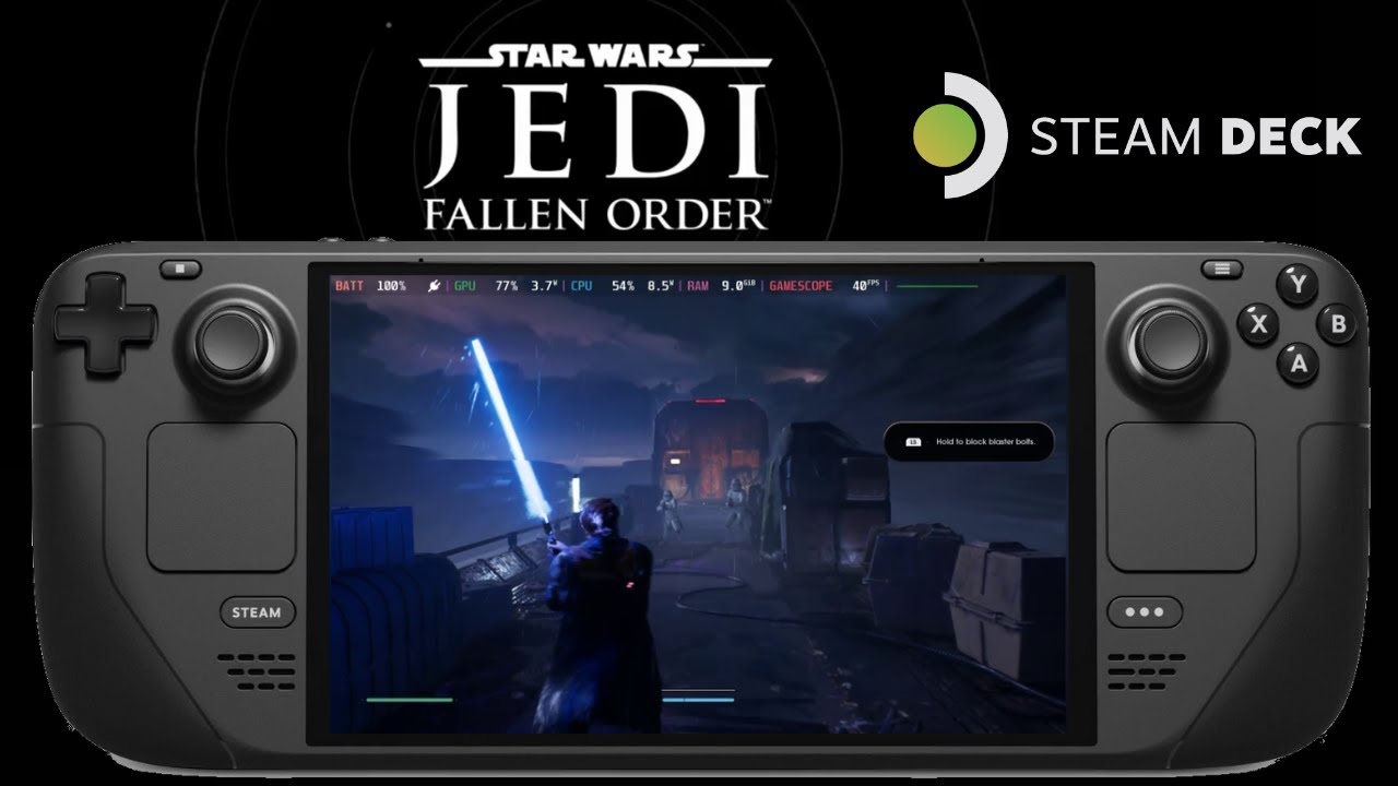 Steam Deck Test: Jedi Fallen Order - YouTube
