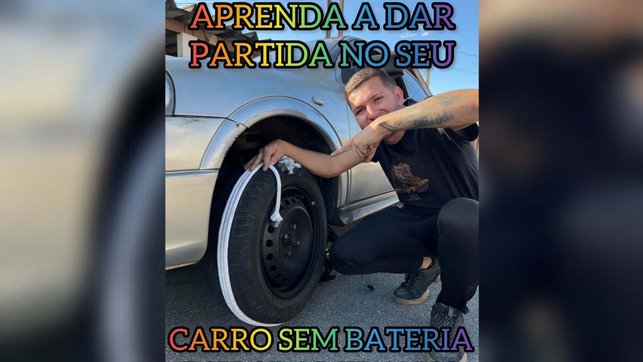 ⭕ Como dar PARTIDA no CARRO sem BATERIA!