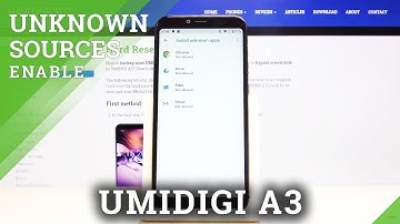 How to Enable Unofficial Sources on UMIDIGI A3 – Install Unknown Apps