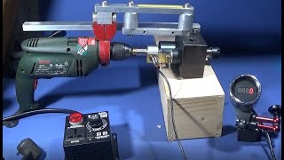 ER20 Collet Milling Fixture Speed Control & Tachometer Upgrades