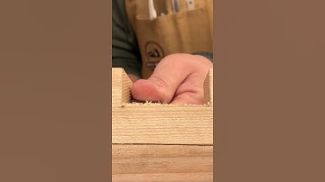 Woodworking ASMR Shorts - Chisel work triggers #shorts