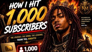 How I hit 1k subscribers 