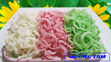 MỨT DỪA - Cách Làm đơn giản, ai cũng làm được   Hương Lam #95