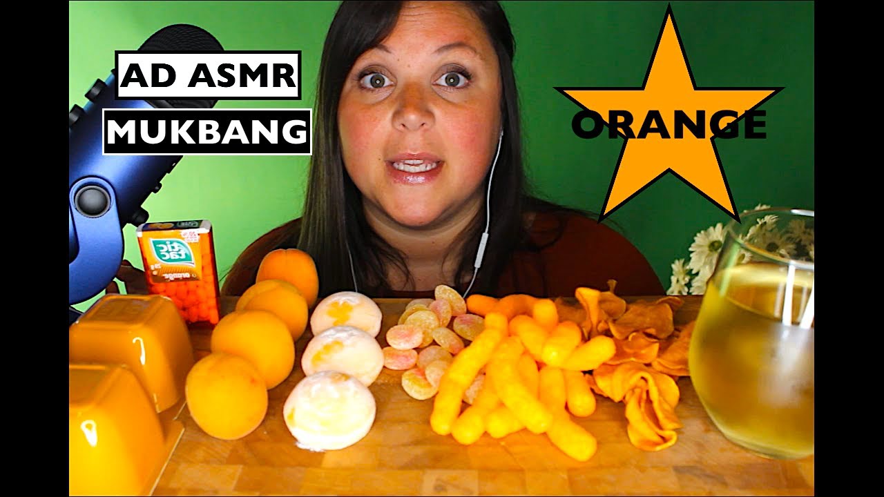 ASMR NOURRITURE MUKBANG * 먹방 * MASTICATION ALIMENTS * ON MANGE ORANGE * BRUITS DE BOUCHE * AD