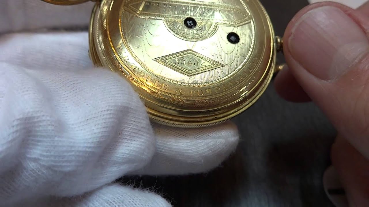 Antique Tobias 18k gold pocket watch - YouTube