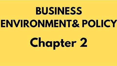 Calicut University M. com Business environment and policy chapter 2 Revision