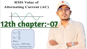 RMS (Root Mean Square Value of AC)  12 || Sunny sir #viralvideo #thepcpc